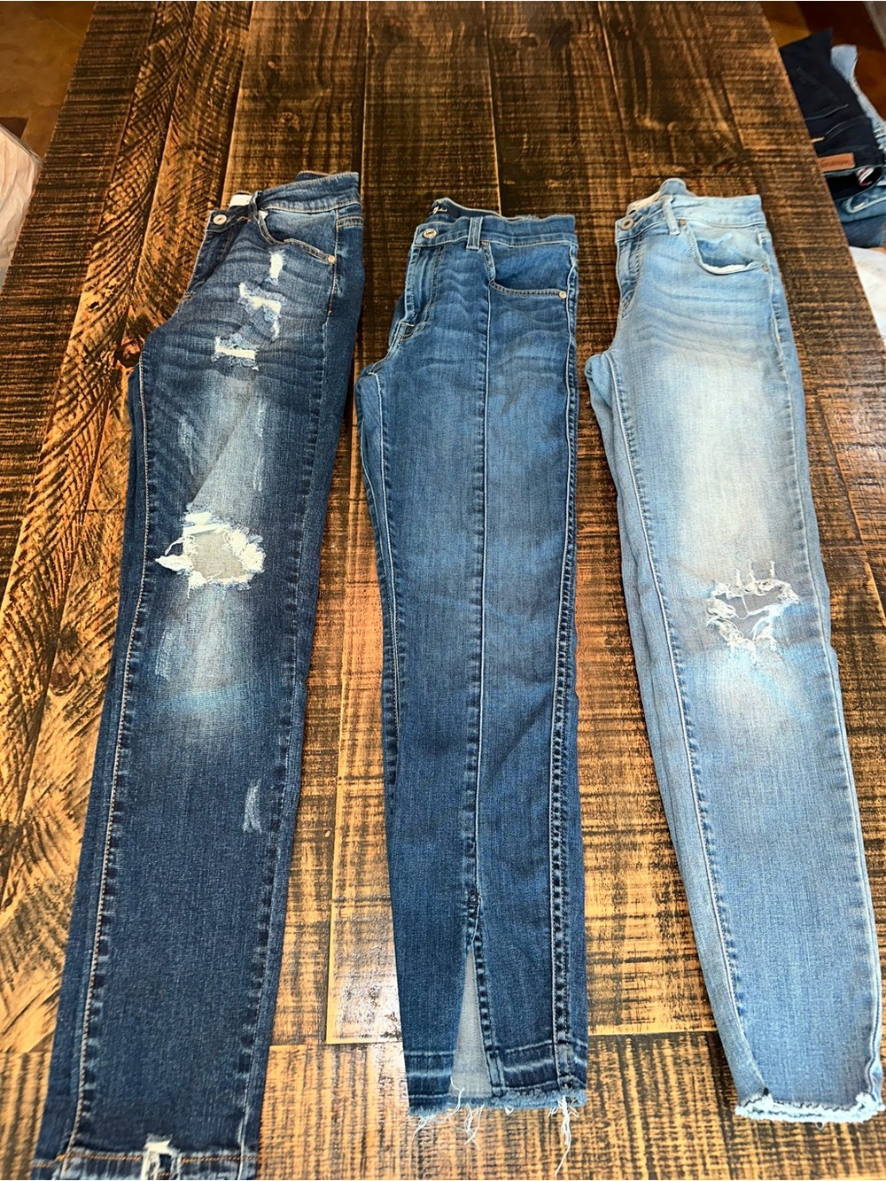 7 for all mankind/ Kancan lot of 3 jeans size 27